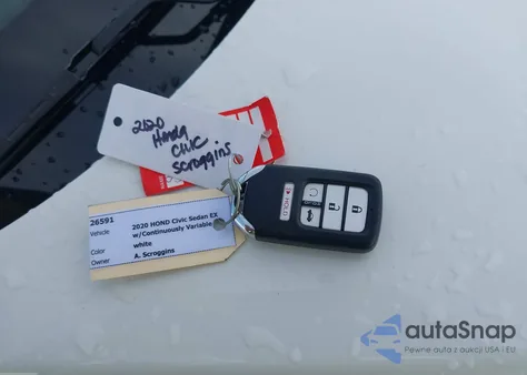 2020 Honda Civic Ex из США, поврежденный, VIN 19XFC1F35LE024413